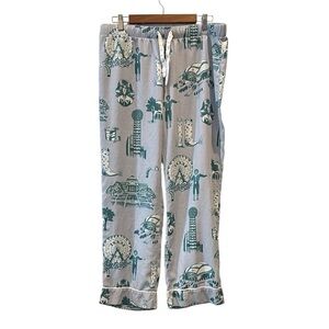 Katie Kime Dallas Texas State Fair Pajama Pants Western Boots Large​​
